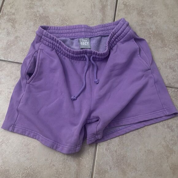 TNA Cozy Shorts Size Medium (PURPLE) - Picture 1 of 4